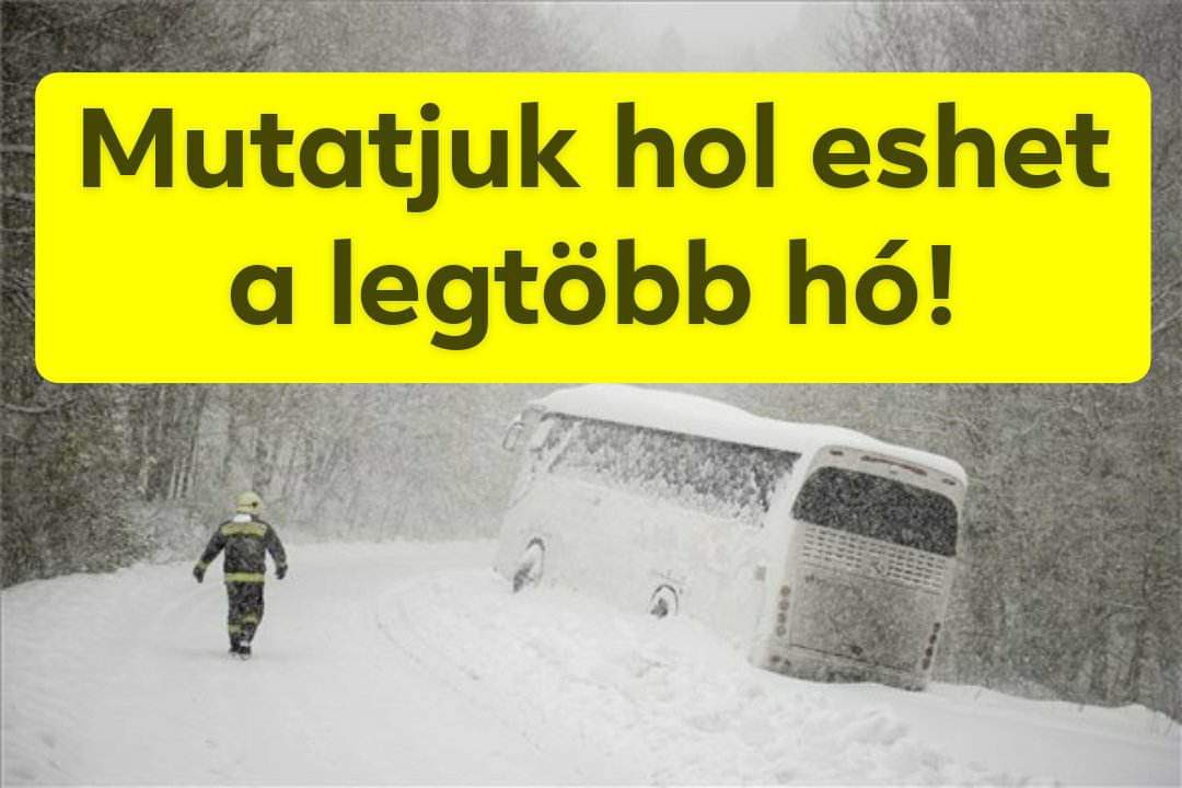 Jelentős esőzés, havazás: mutatjuk hol, mi eshet! 9
