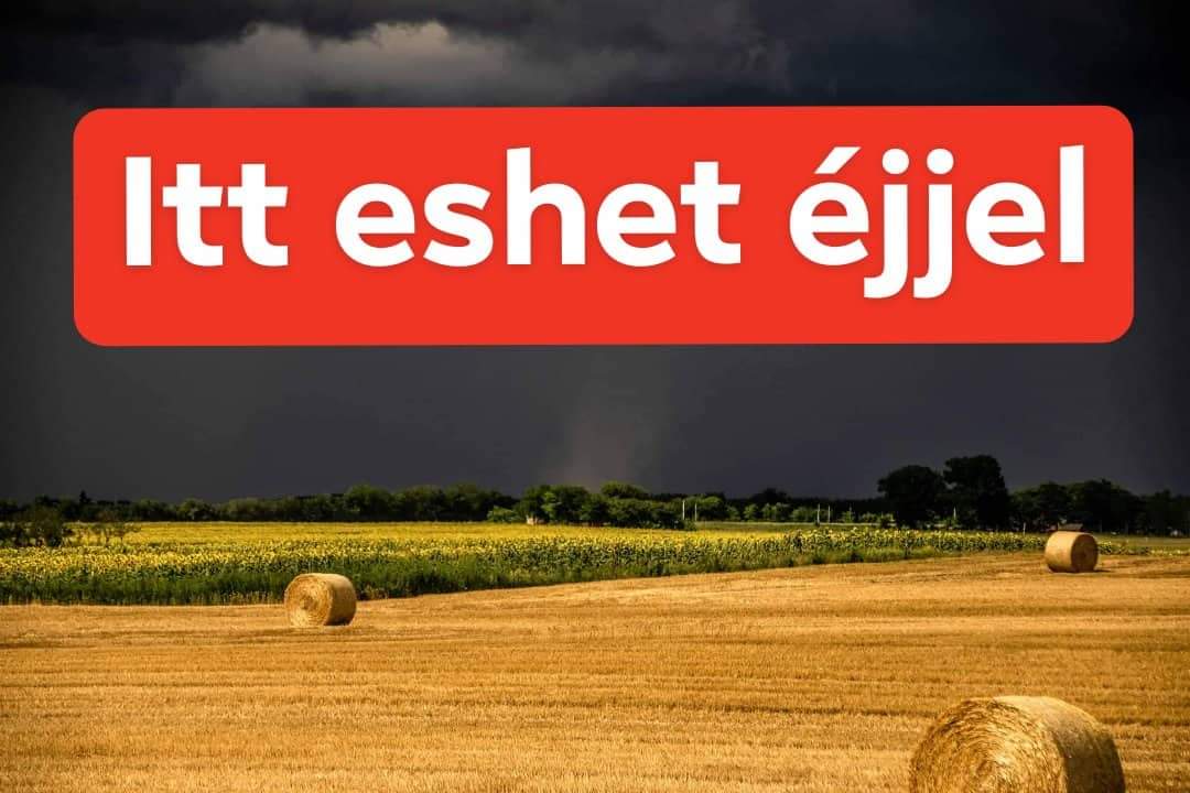 Estétől ezeken a területeken lehet zivatar! 1