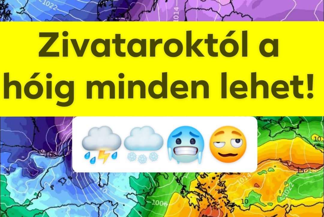 Folytatás: eső, hó, zivatar, 16 fok, fagyok! 6