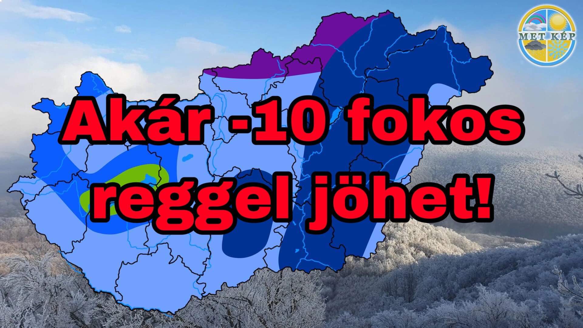 Holnap reggel: akár -10 fokos fagy is lehet! 1
