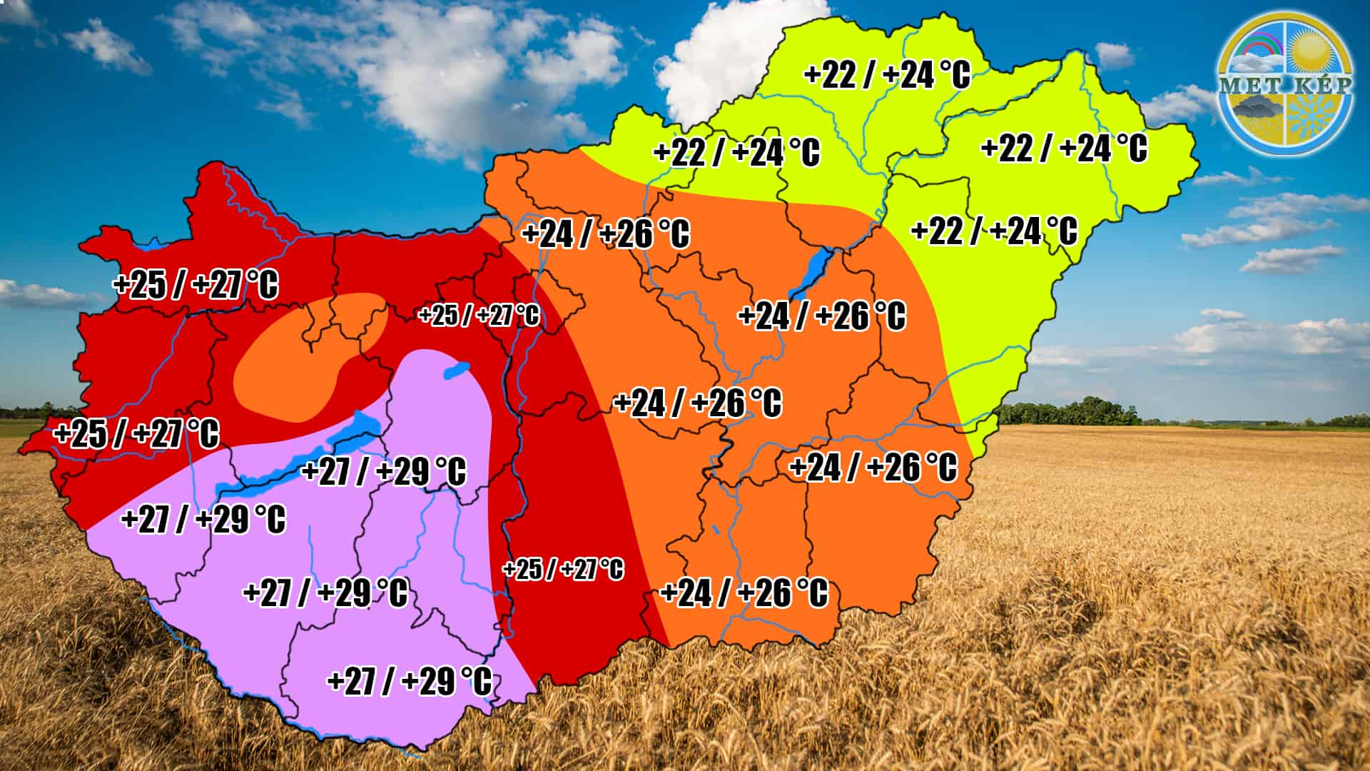 Meleg holnap időjárás előrejelzés hőhullám