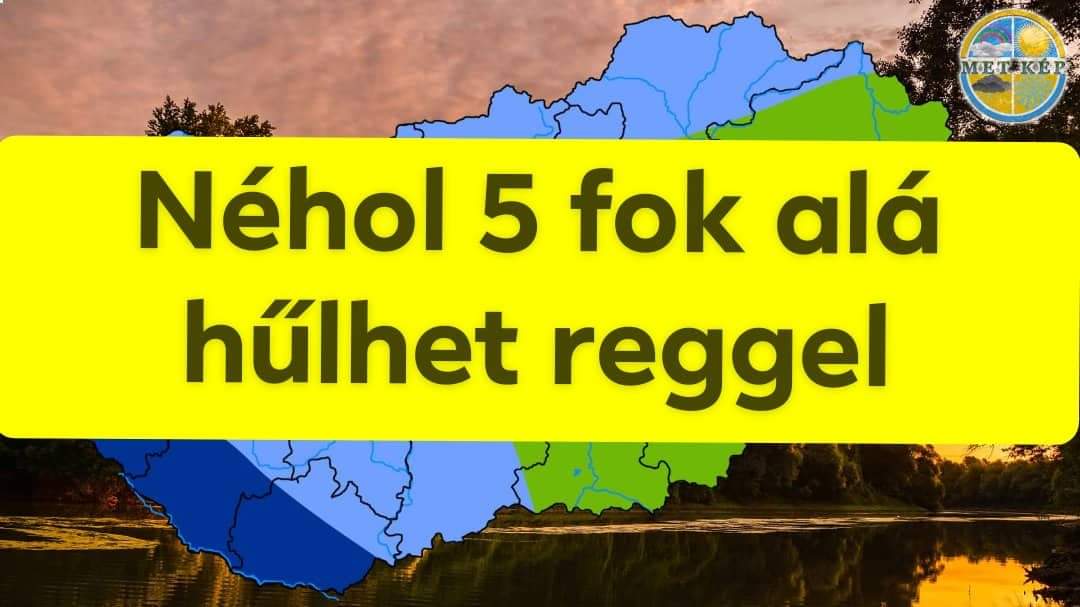 Csípős reggel: néhol 5 foknál hidegebb! 8