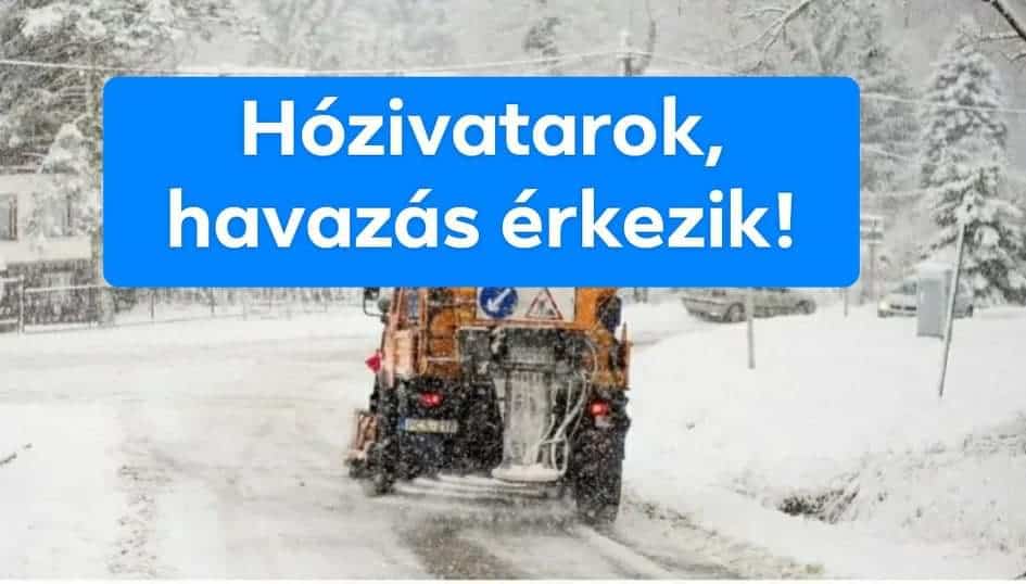 Hózivatarokat, akár 5-6cm havat hozhat a csütörtök! 7