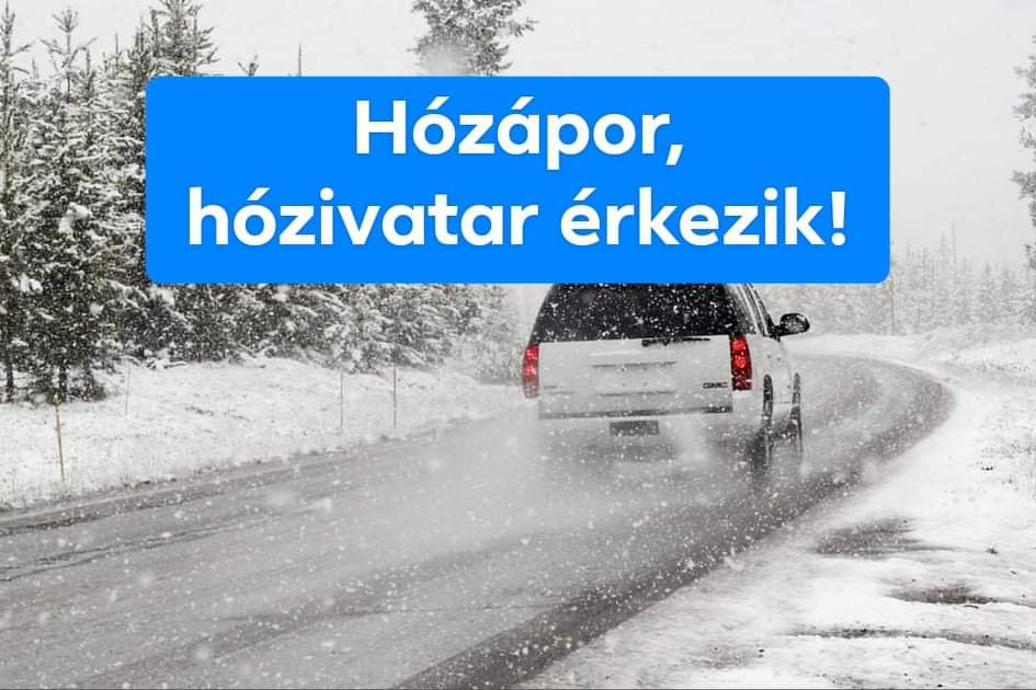 Hózápor/hózivatarlánc tart hazánk felé: intenzív havazás, villámlás is lehet! 9