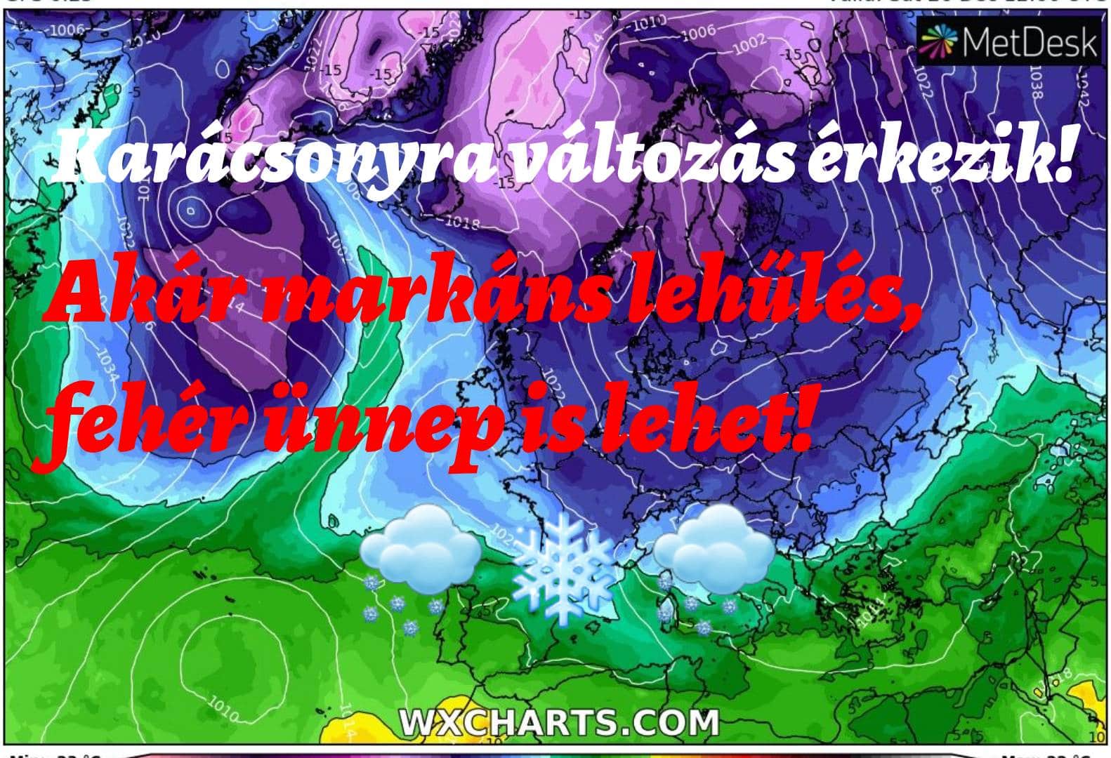 Hosszútávú időjárás előrejelzés: ködös kezdet, majd karácsonyra jöhet a változás! 1