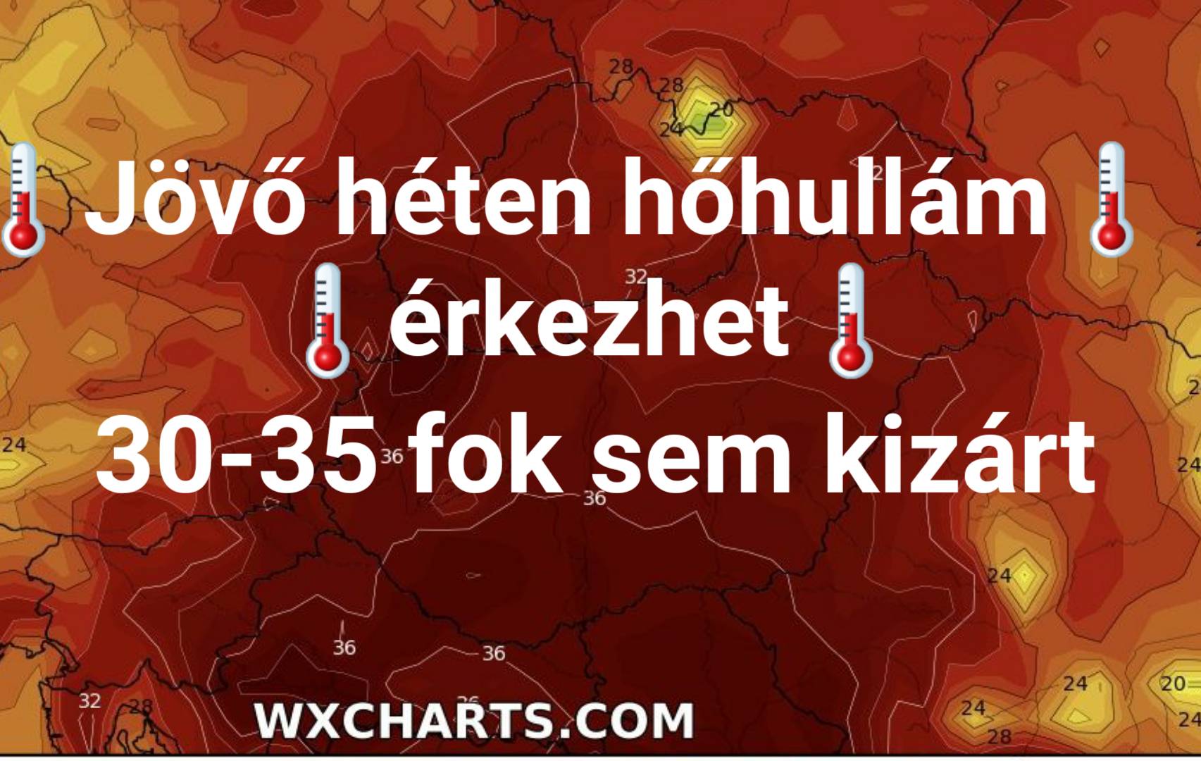 Jövő héten hőhullám érkezhet: akár 32-35 fok! 1