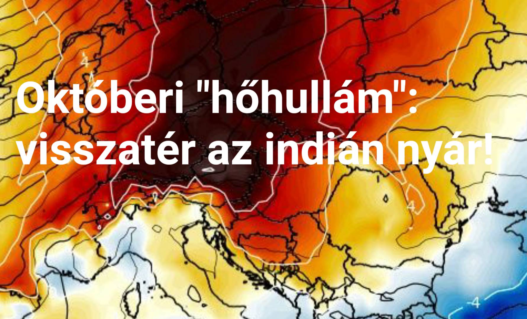 Újabb "hőhullám": visszatér az indián nyár! 4