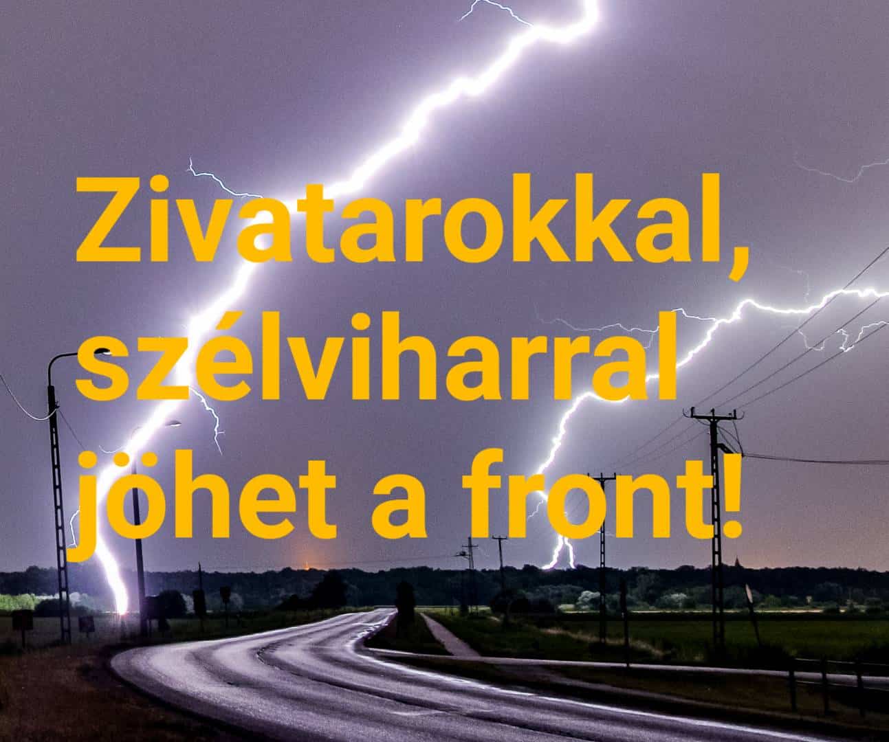 Hétfőn markáns hidegfront, szélvihar, zivatarok! 4