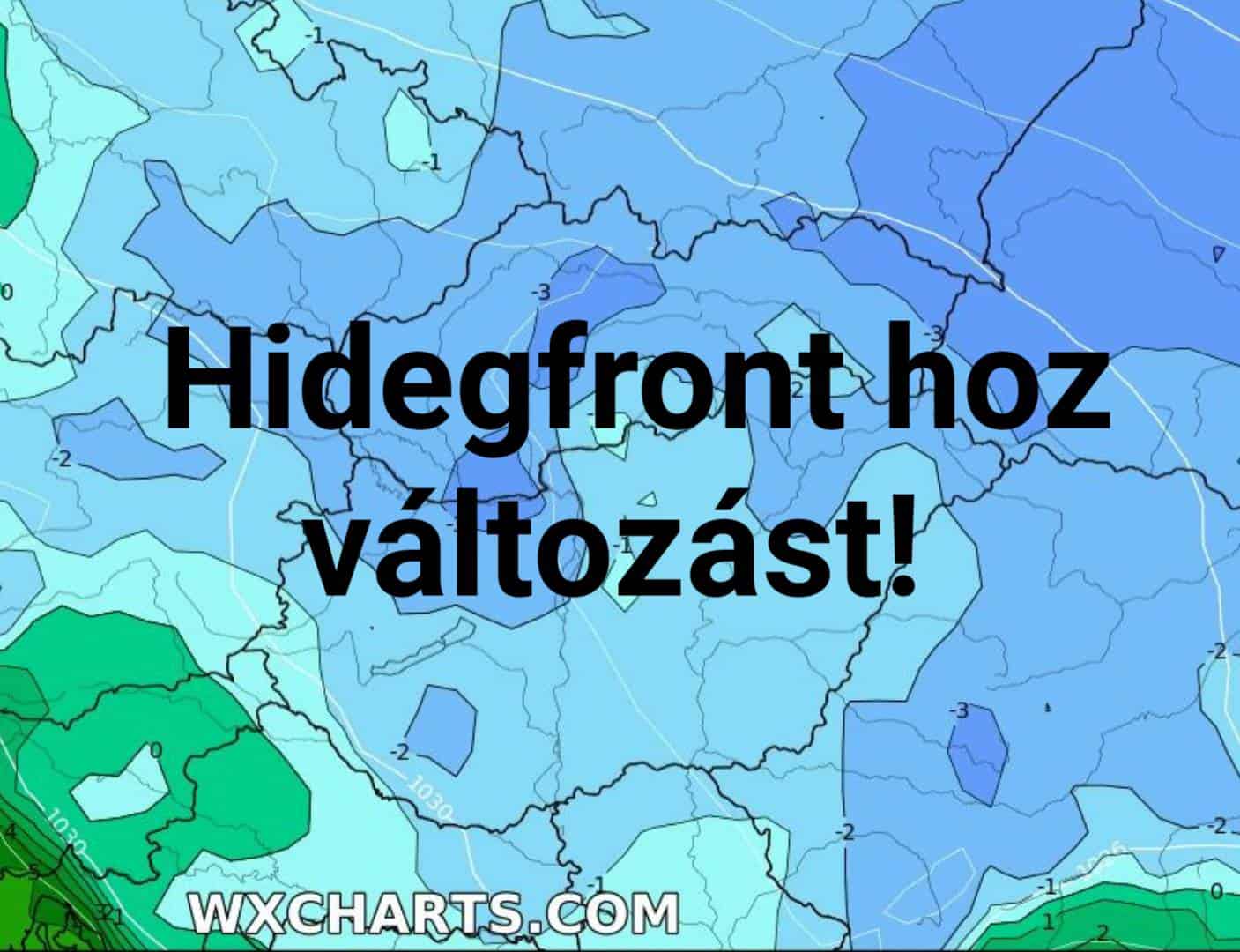 Holnap markáns hidegfront söpri ki a ködöt! 1