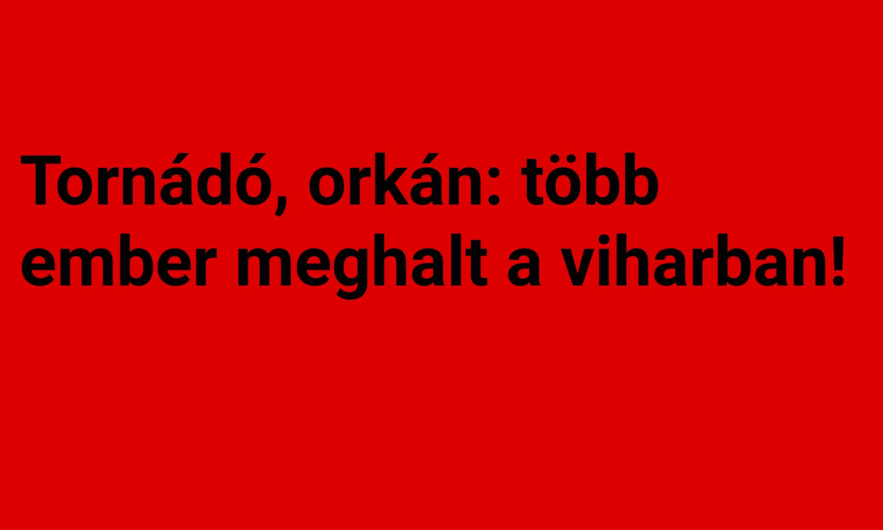 Tornádó, pusztító orkán: többen meghaltak a viharban Lengyelországban! 1