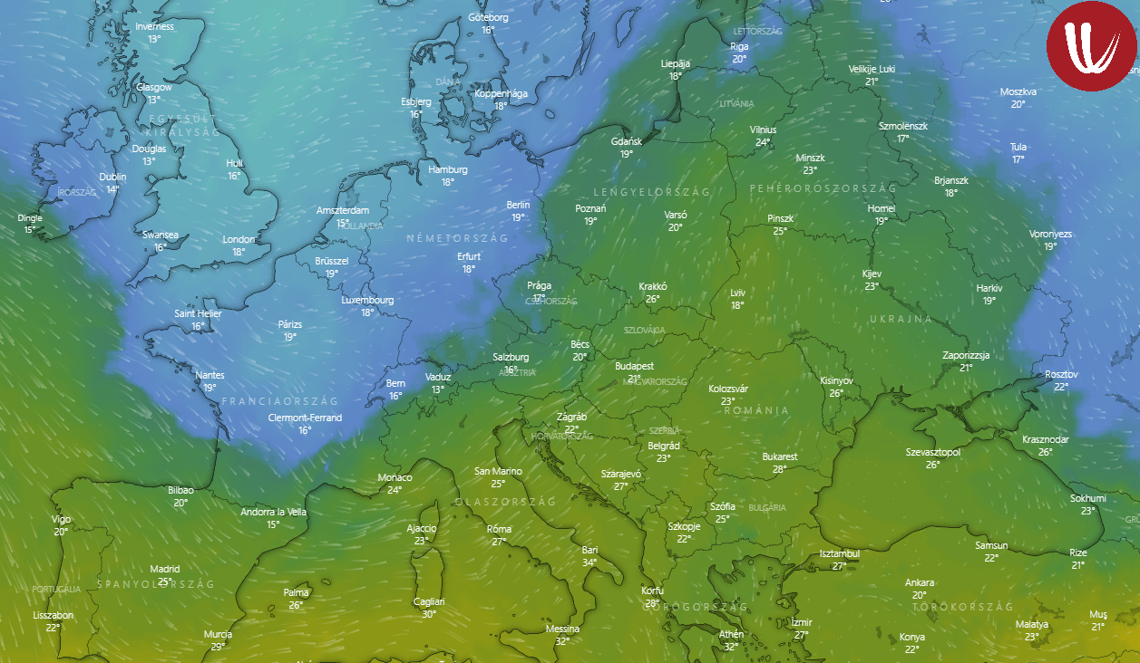 Jelentős lehűléssel fog járni a front