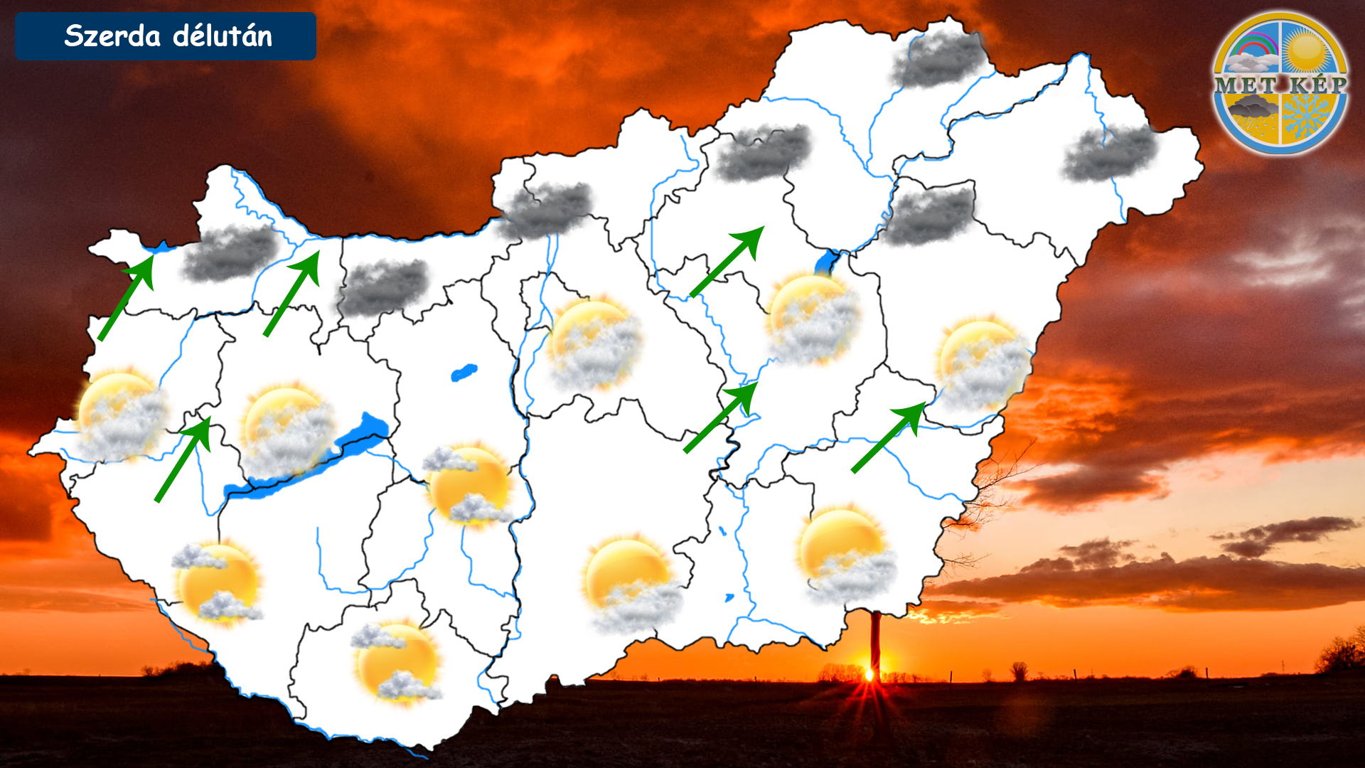 Változóan felhős szerda, estétől kisebb csapadék érkezhet! 3