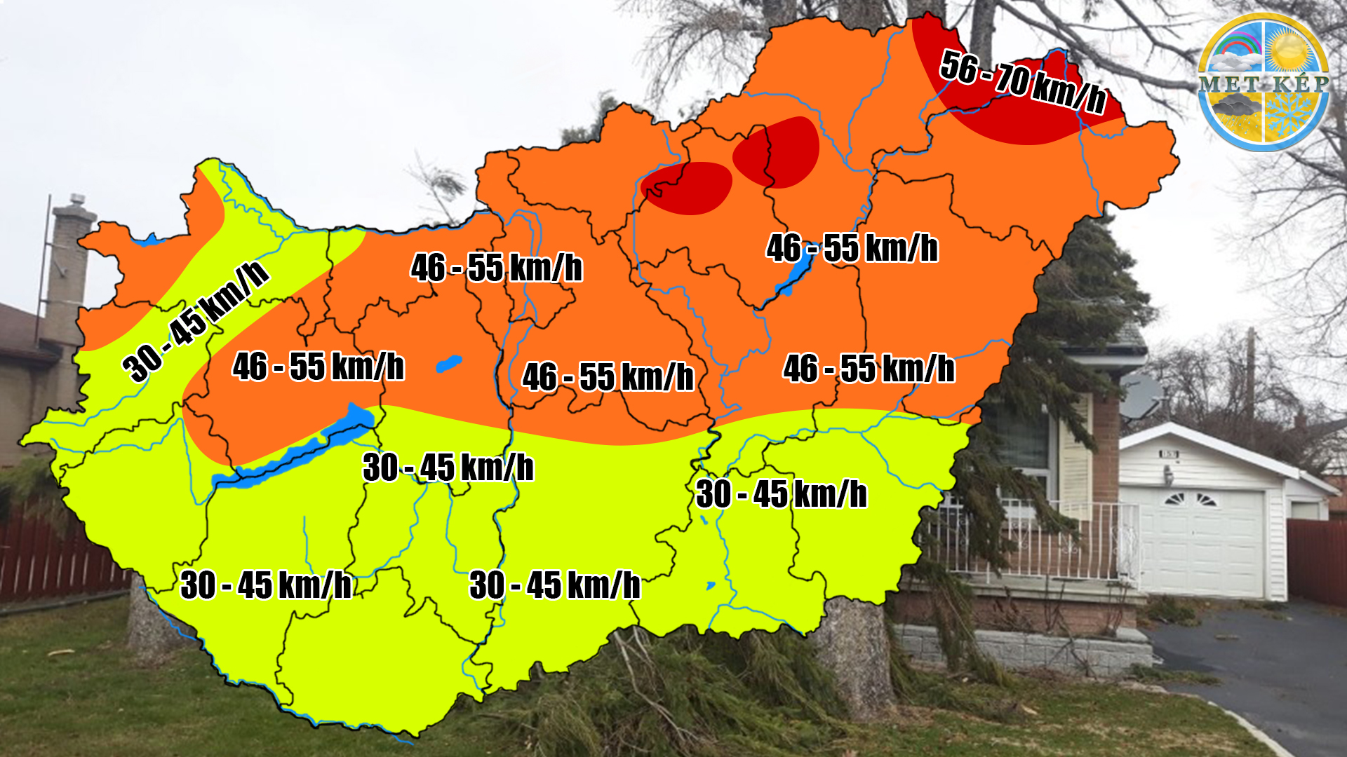 Szél csütörtök időjárás előrejelzés 