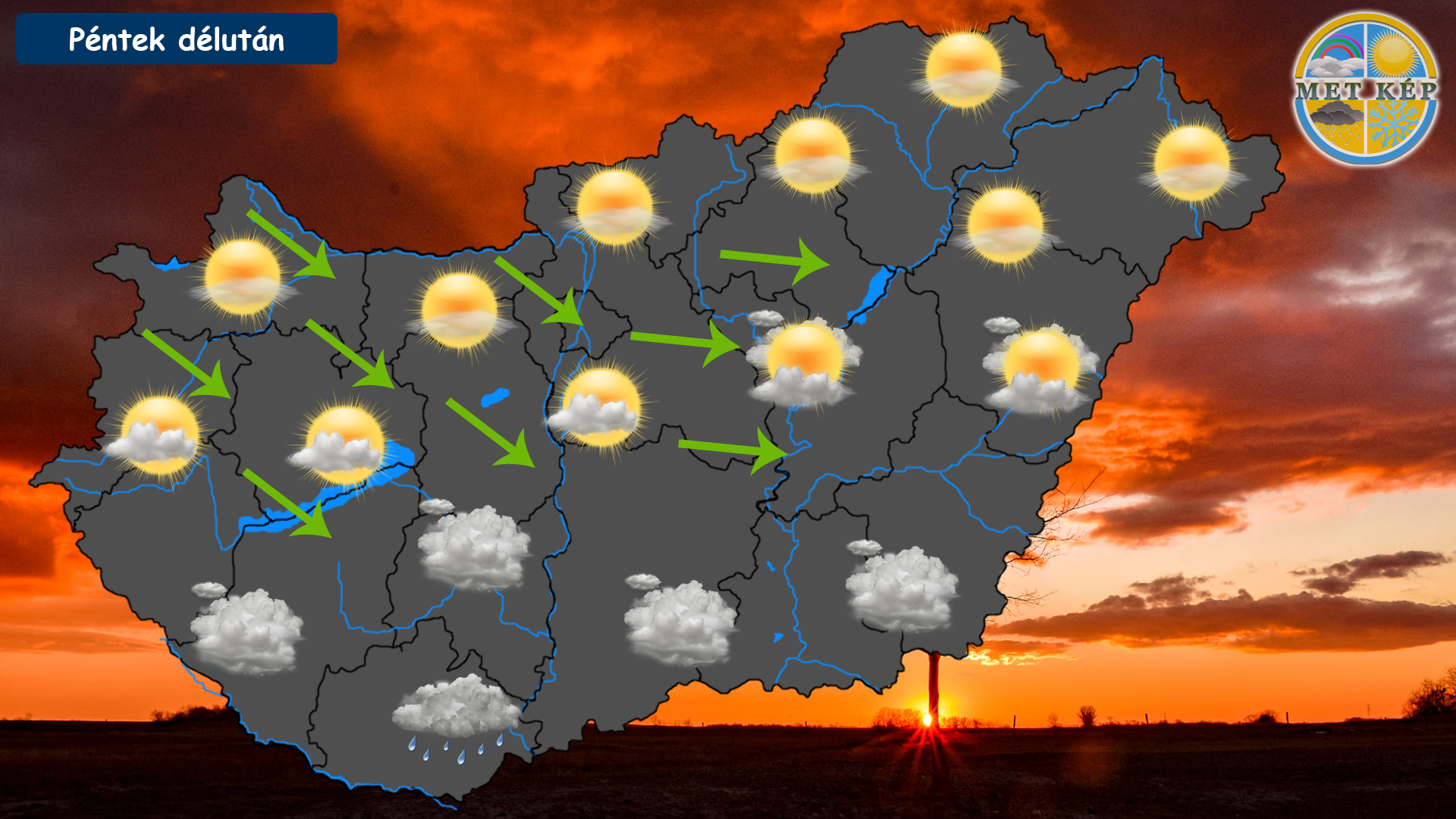 Északon naposabb, délen marad a felhősebb idő! 3