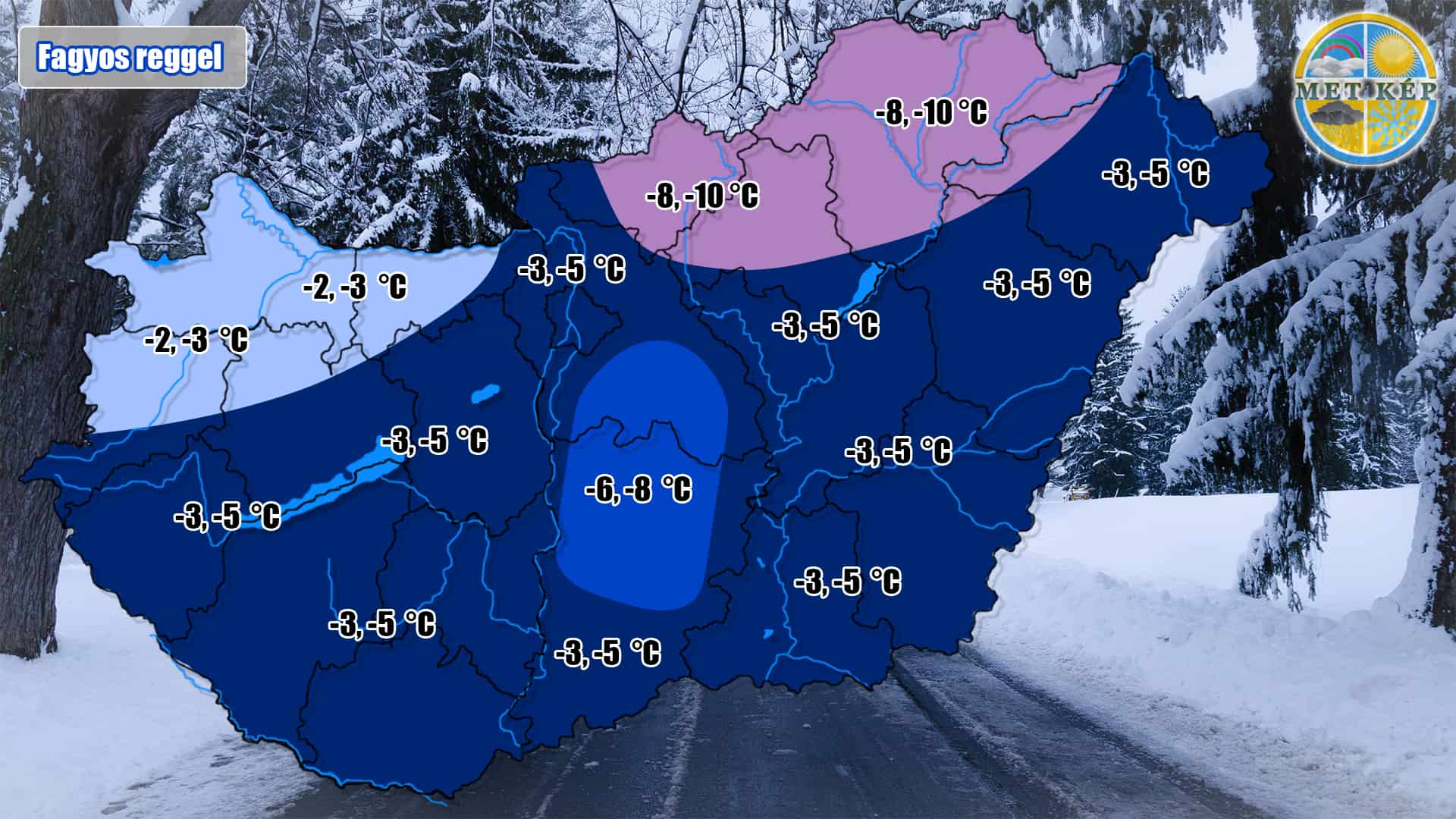 Ismét rendkívül hideg éjszakánk lesz! Helyenként -10 fok!