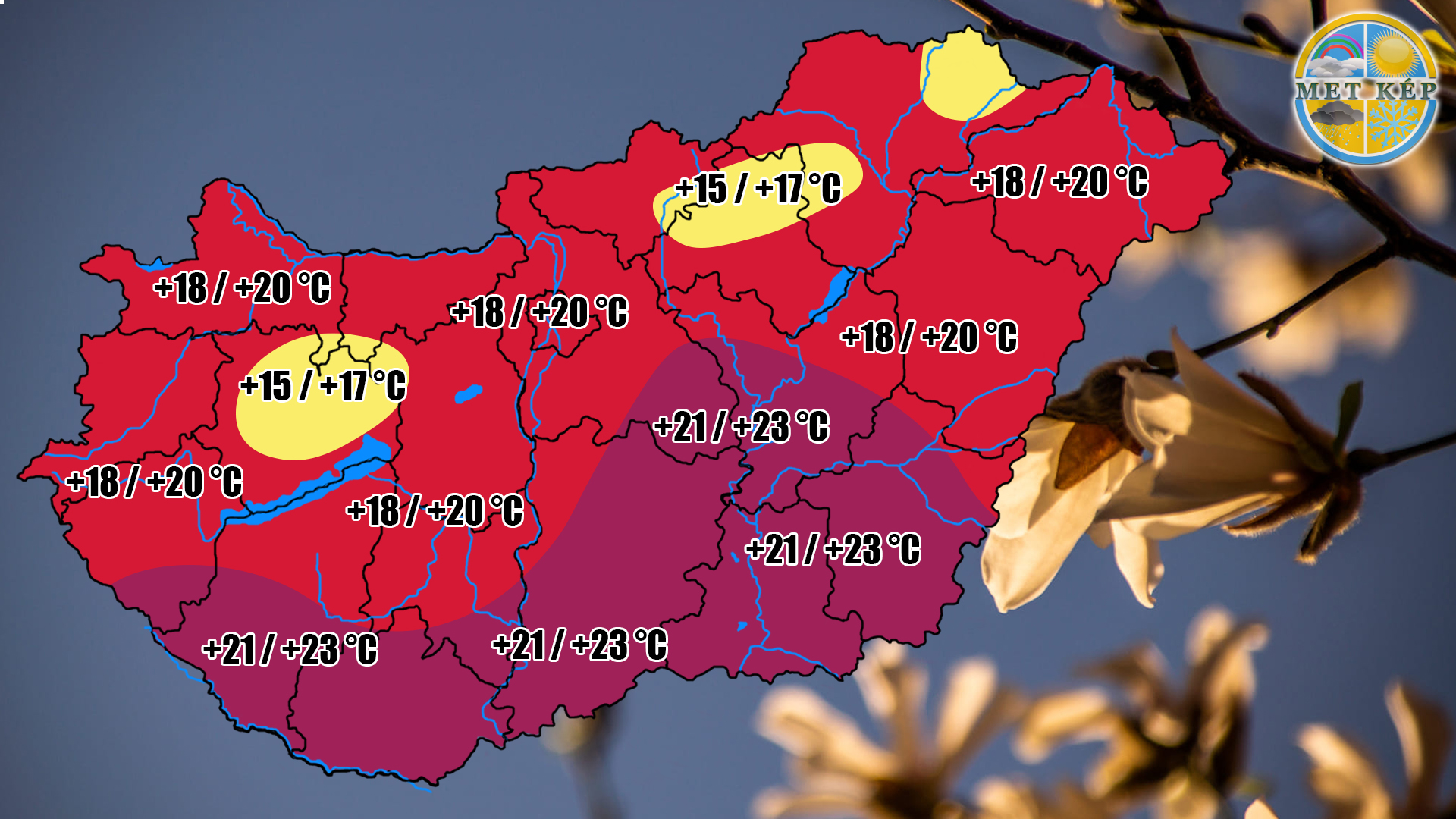 Meleg hétvége tavasz időjárás előrejelzés 