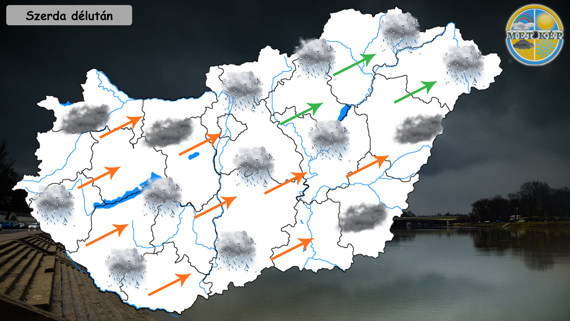 Ma: felhős idő lesz ma, az eső is eleredhet! 1