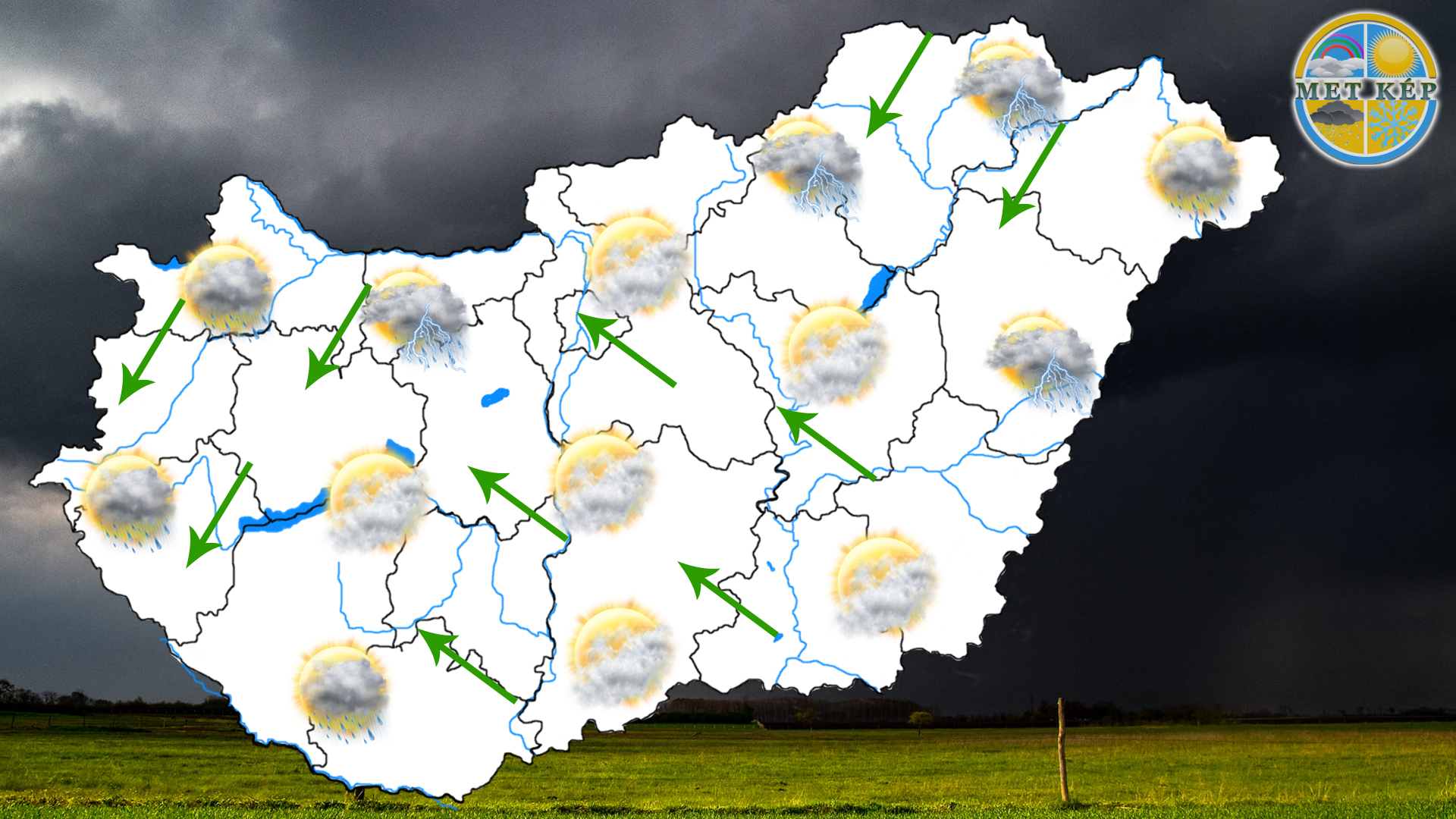 Ma: a hétvége első napján is számíthatunk záporra, zivatarra! 6