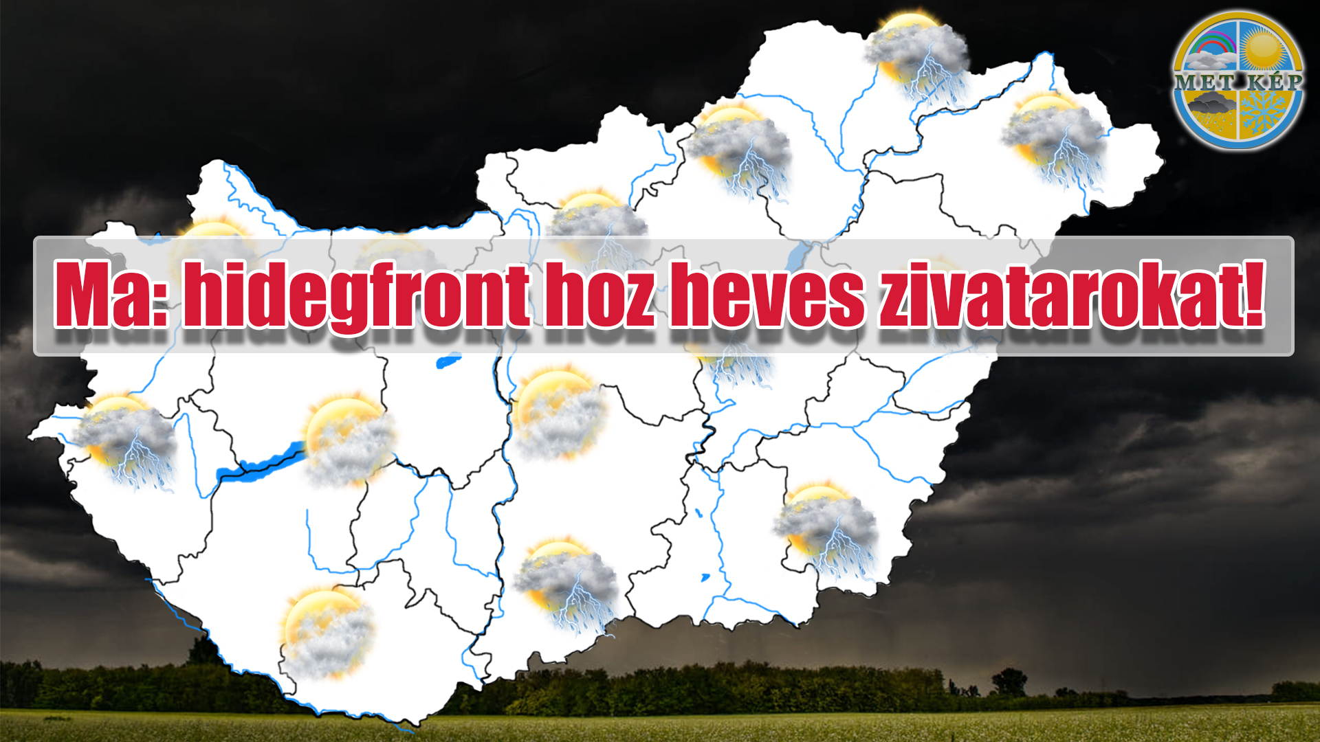 Ma: hidegfront hoz heves zivatarokat! 6