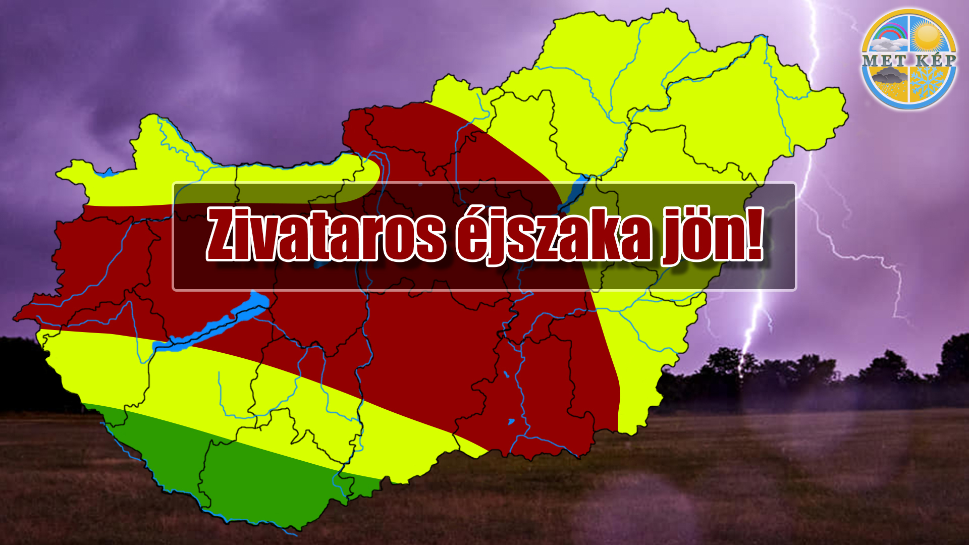 Zivatarrendszer érkezhet az éjjel: mutatjuk hol lehet zivatar! 8