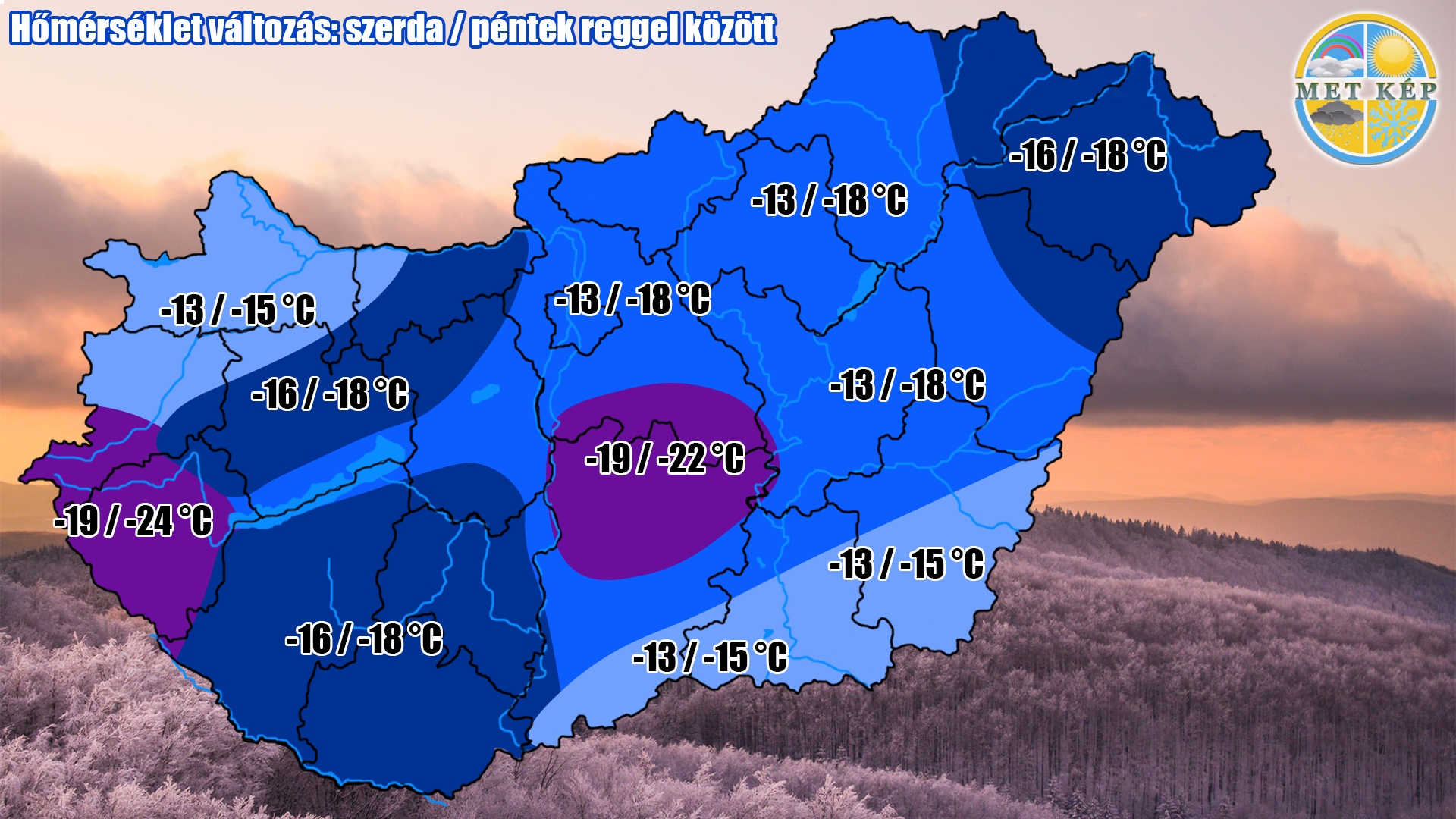 Hideg péntek reggel időjárás előrejelzés 