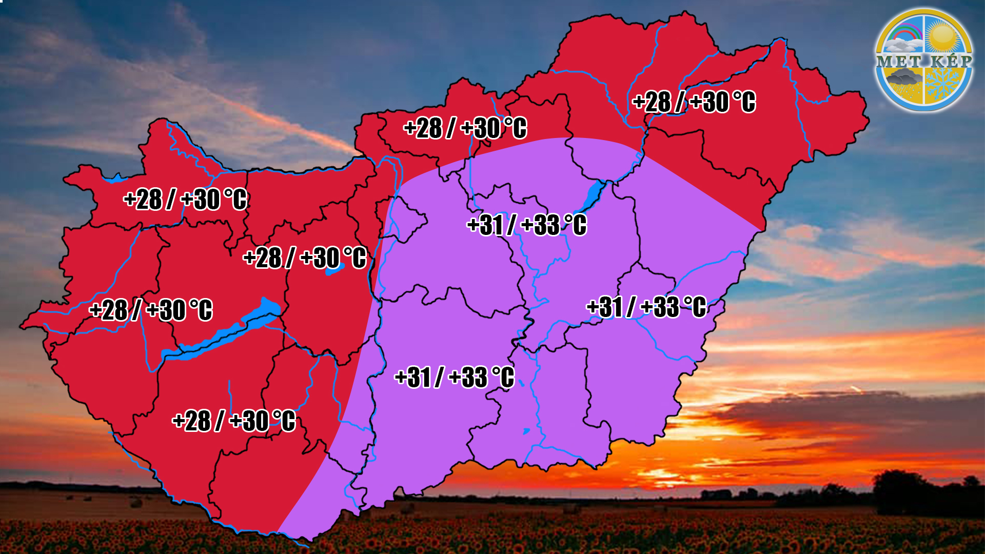 Hőség időjárás előrejelzés 