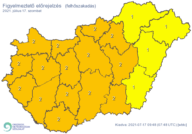 Zivatarok
Özönvíz
Jég
Szél
