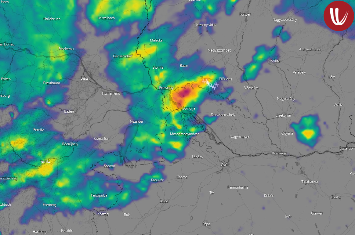 Viharos széllel és zivatarral érkezik a hidegfront!
